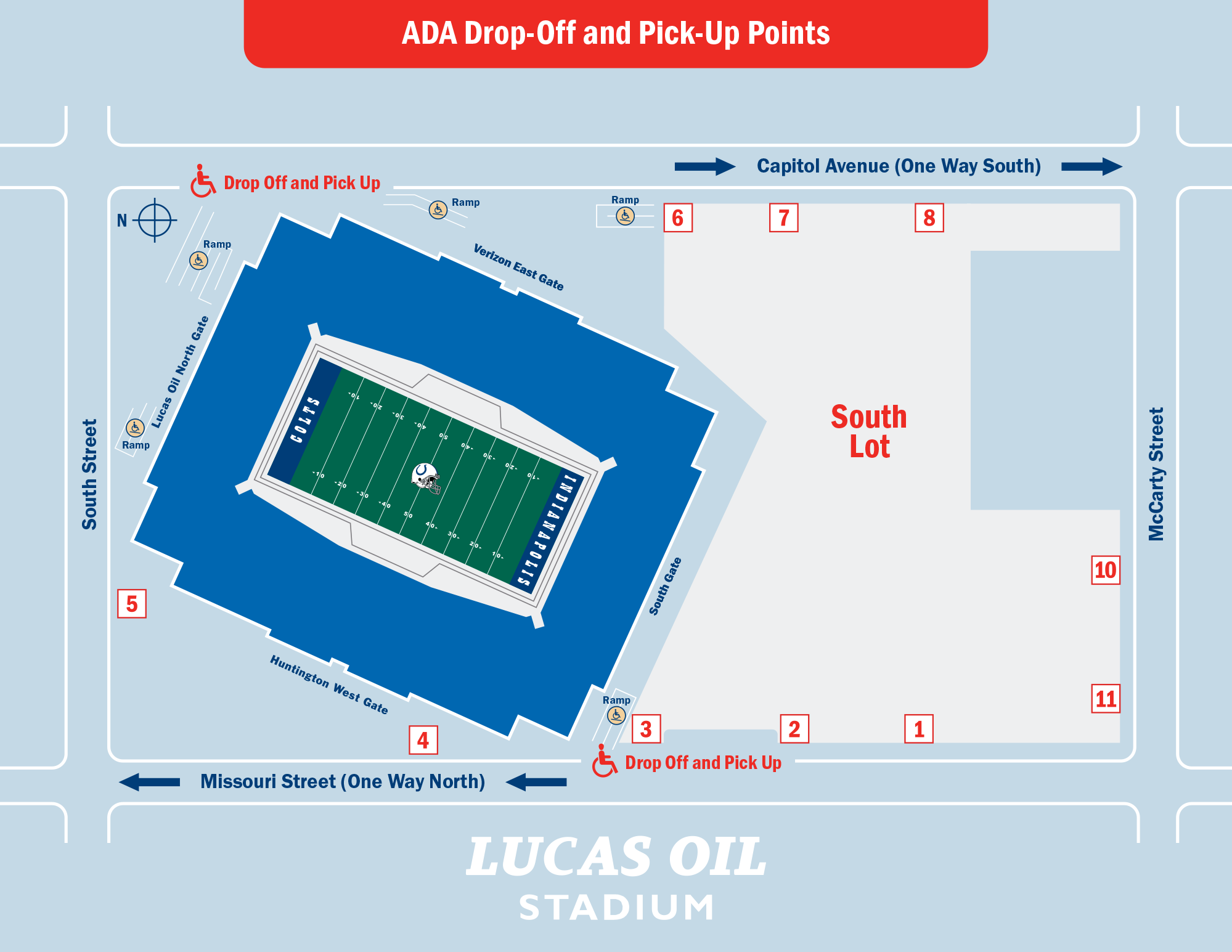 Clear Bag Policy - Lucas Oil Stadium
