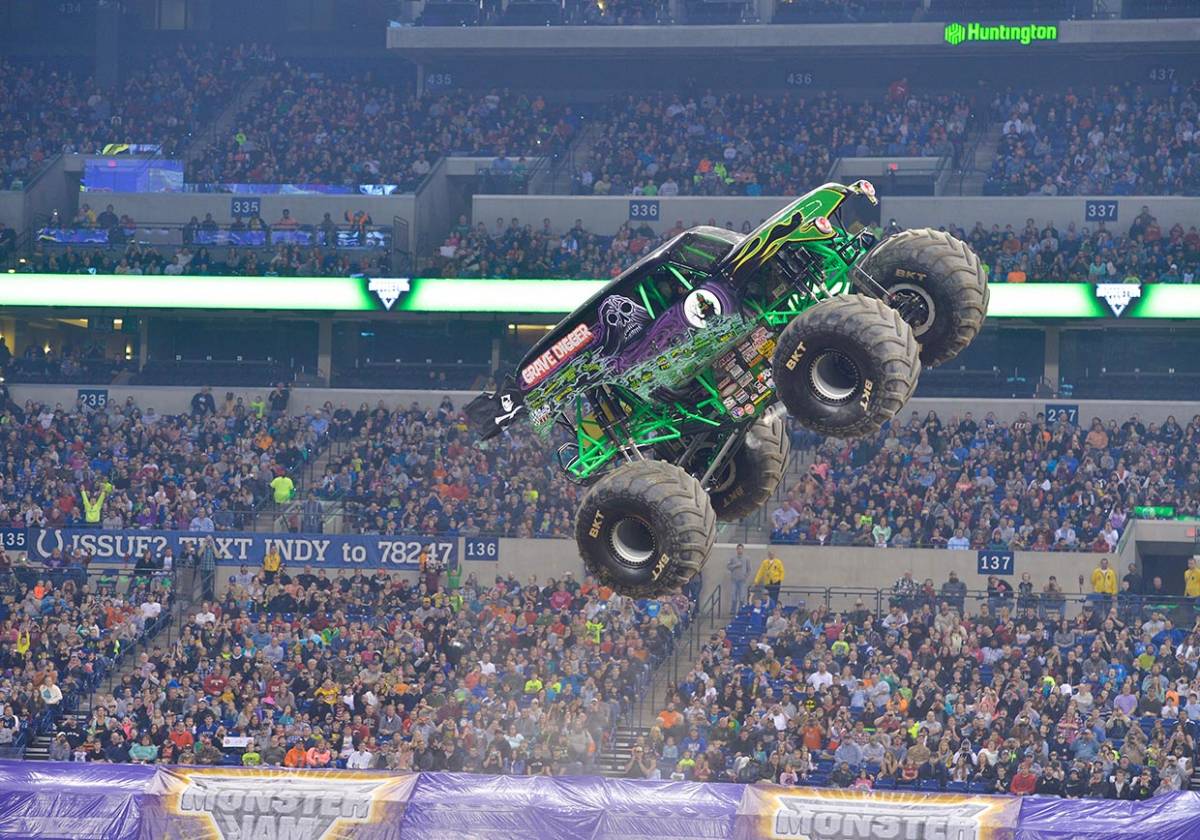 Monster Jam 2025 Day 2 Lucas Oil Stadium