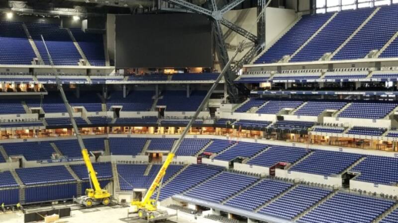 Video Technology Refresh Underway at Lucas Oil Stadium - Lucas Oil Stadium